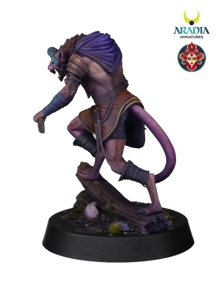 Kali Yuga Mushika figurine résine 32mm