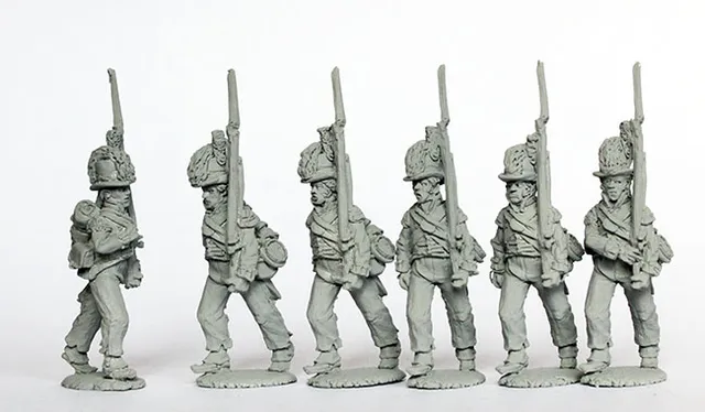 Perry BH 98 compagnies de flanc figurines 28mm chapeau rond