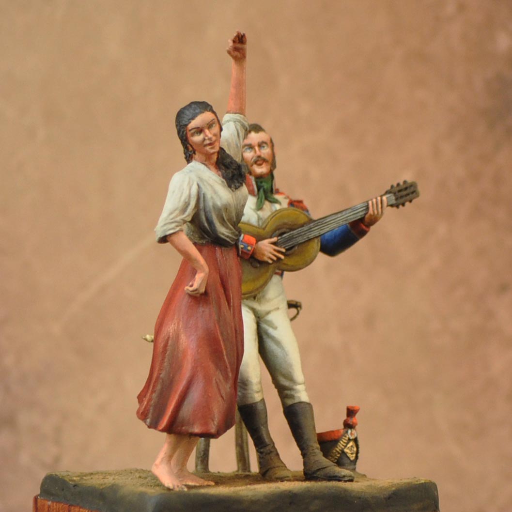 Art Girona General Serie Soirée flamenco figurine 54mm