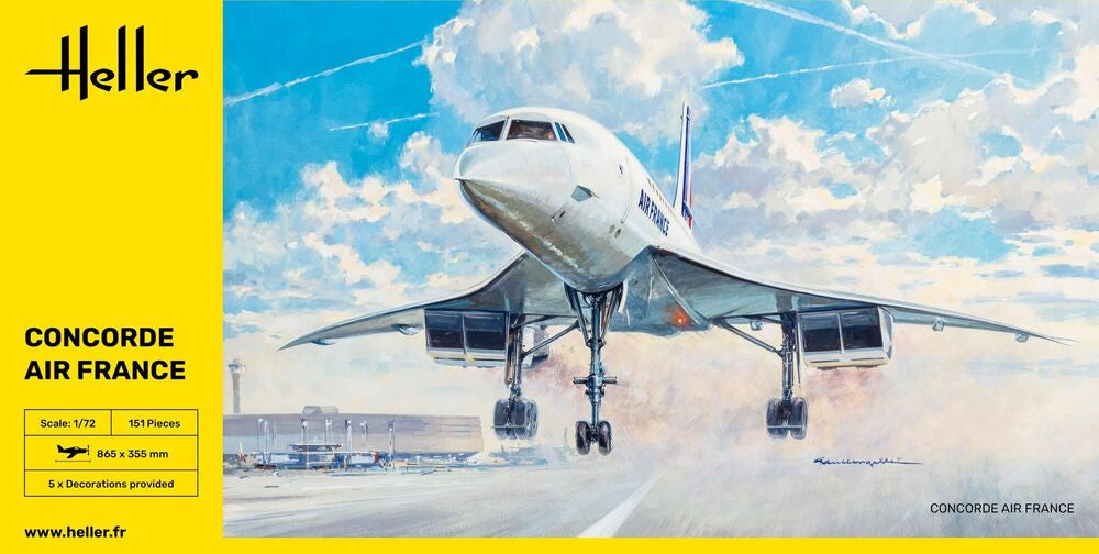 Heller Historical Collection Concorde AF maquette 1/72 avion civil