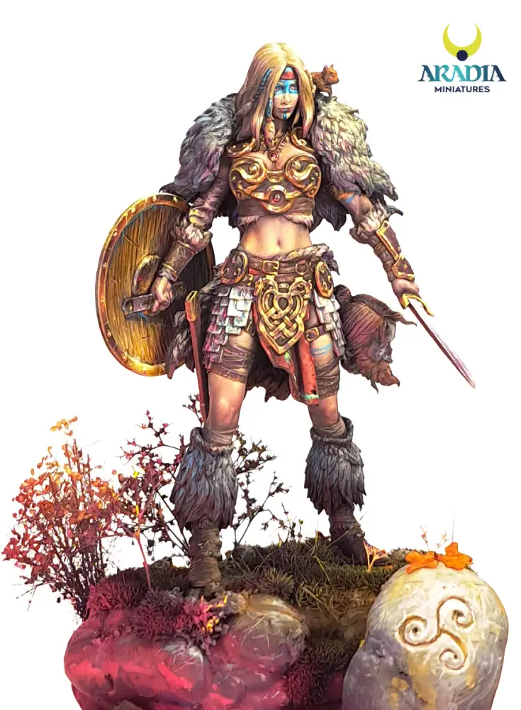 Aradia Minis Hyperborea Triskel figurine résine