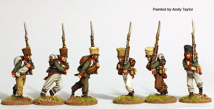 Perry NCR41 Schwarzburg fusiliers figurines campagne