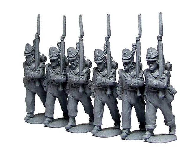 Perry Miniatures Napoleonic DB19 figurines infanterie belge flanc