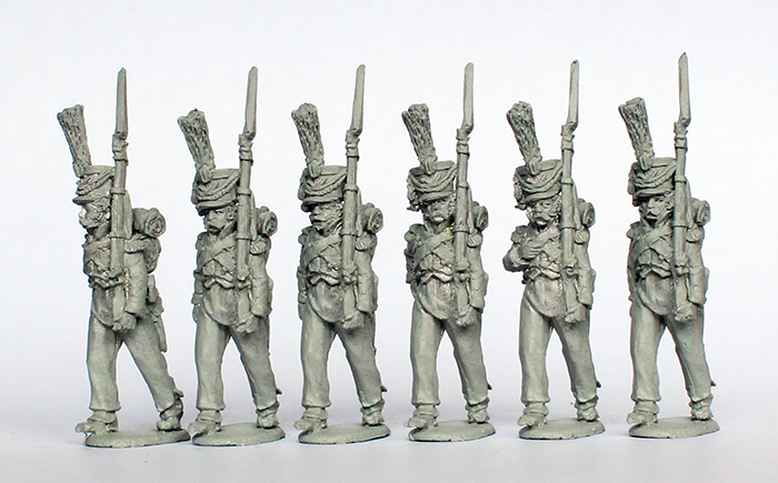 Perry Miniatures Napoleonic KH 9 figurines voltigeurs marche