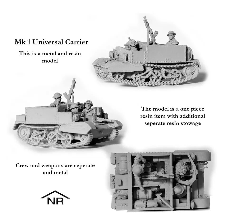 Perry Miniatures World War 2 WW2 maquette Universal Carrier Mk I