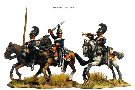 Perry Napoleonic PN15 Cuirassiers figurines galop Litewka