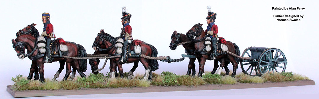 Perry DAN 60 attelage 6 chevaux 1808-14 sans canon