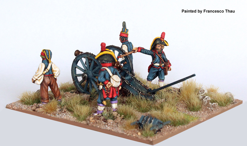 Perry Miniatures Napoleonic SPA34 figurines artillerie 8 livres