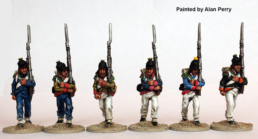 Perry Miniatures Napoleonic FE 10 infanterie légère attaque