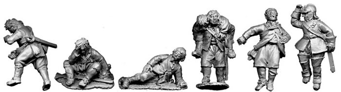 Perry Miniatures English Civil War ECW12 figurines morts et blessés