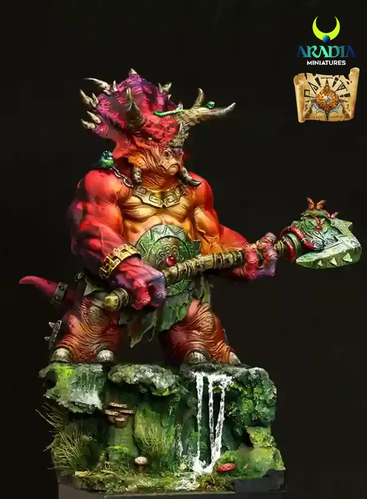 Aradia Paititi Tricebestigon Figurine résine créature à peindre