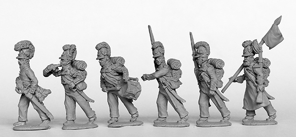 Perry Miniatures Napoleonic BAV 4 infanterie légère figurines métal