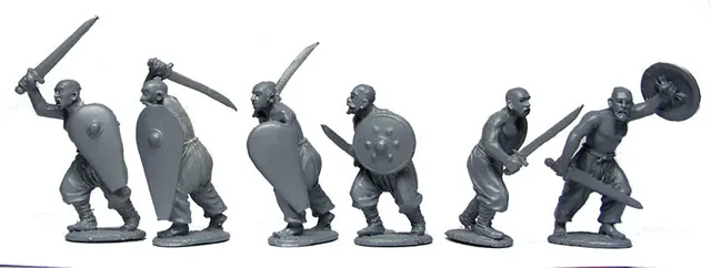 Perry Miniatures Crusades MA24 figurines épéistes azerbaïdjanais