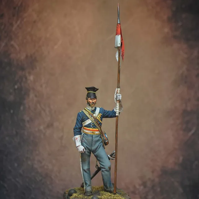 Art Girona 70mm Private 17th Lancers figurine 1854