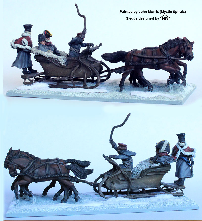 Perry Miniatures FN 192 traîneau Napoléon figurines 1812
