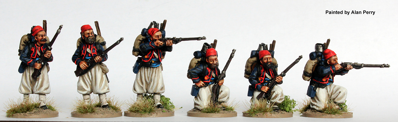 Perry Franco-Prussian FRE 31 zouaves figurines 28mm