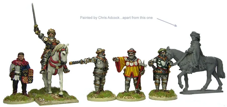 Perry Miniatures Agincourt AO1 Henri V monté figurines commandement