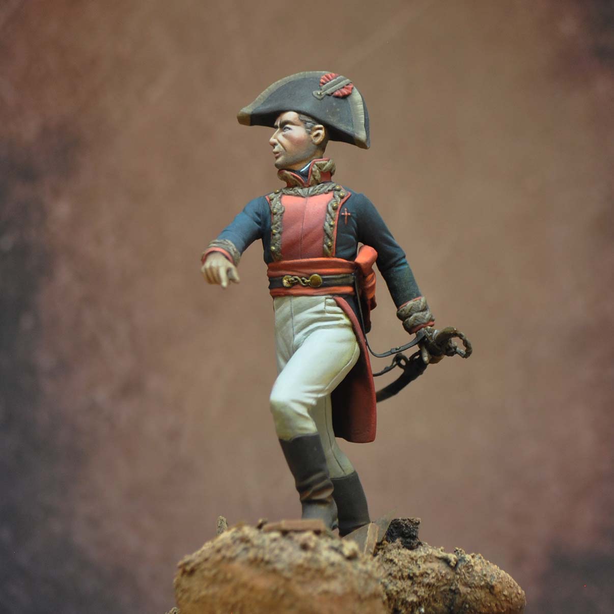 ART GIRONA 70mm General Alvarez de Castro 1808 figurine 70 mm
