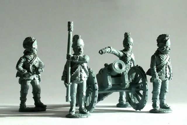 Perry AW106 artillerie obusier Saratoga figurines métal 28mm