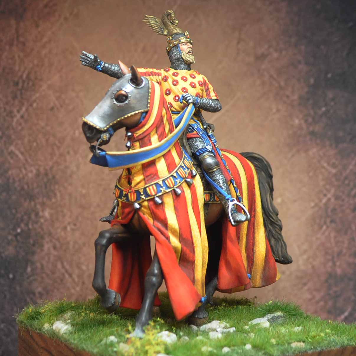 Art Girona 70mm Jaume I figurine roi Aragon 70mm