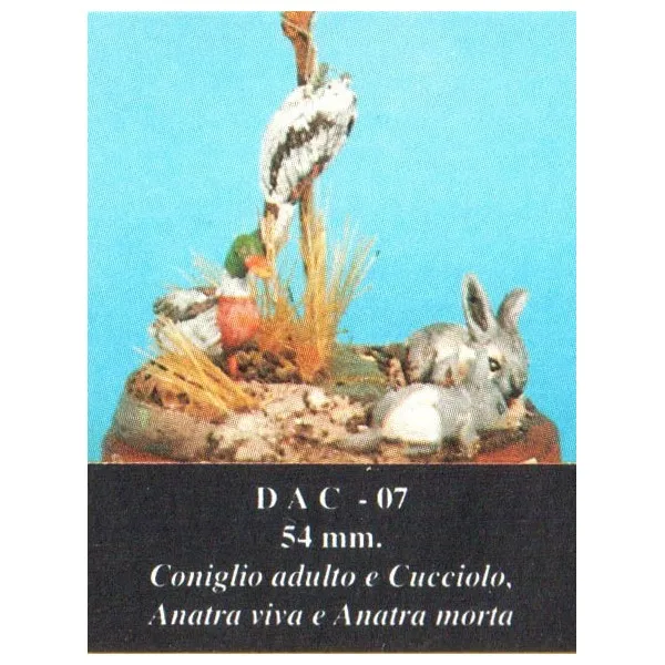 ART GIRONA Bases Coniglio Anatra accessoires diorama animaux
