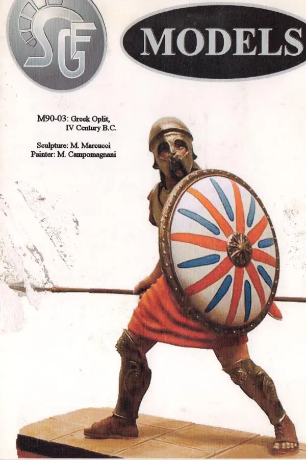 Art Girona Miniatures Hoplite grec figurine 54mm IVe av JC