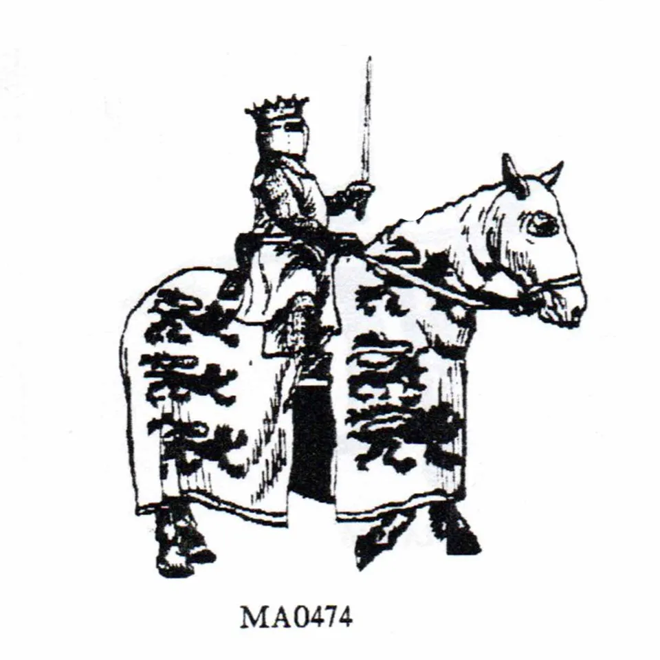 ART GIRONA Miniatures Edward I 1280 figurine 54 mm