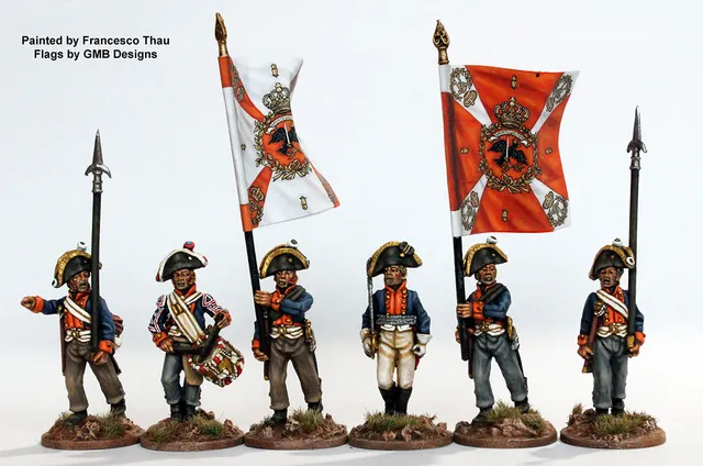 Perry Miniatures Napoleonic EP 5 Mousquetaires figurines marche