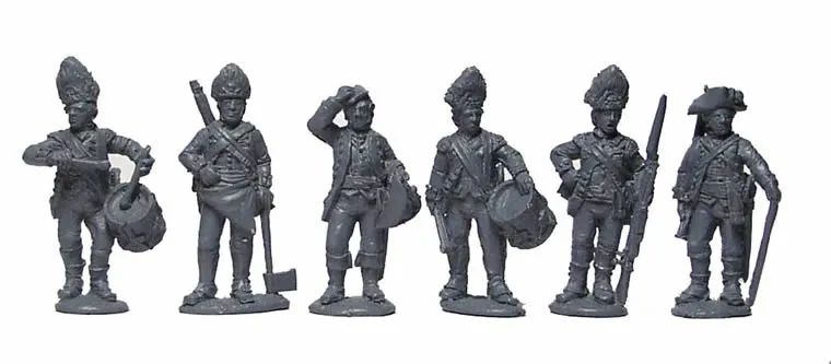 Perry AWI AW66 figurines commandement grenadiers debout