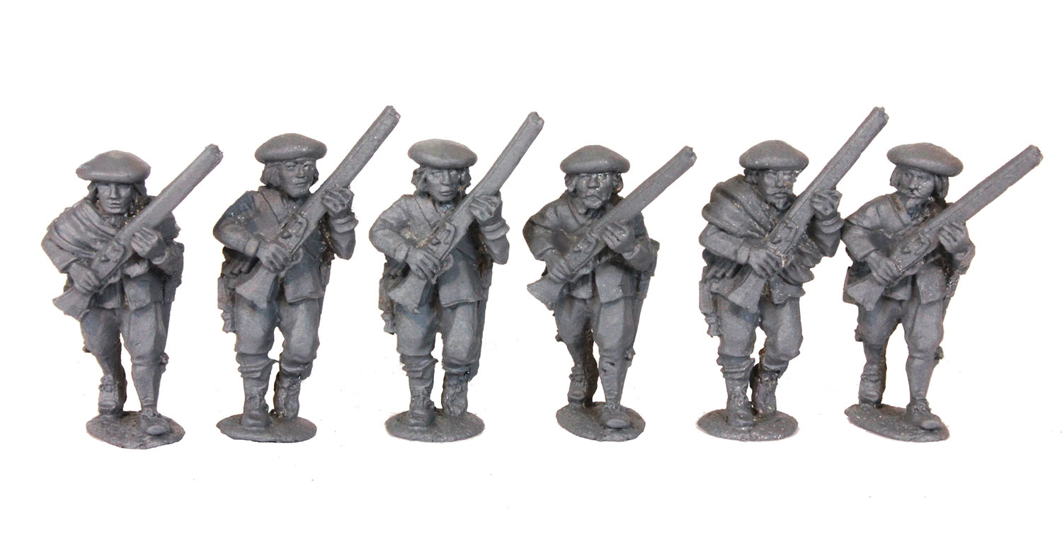 Perry Miniatures SW6 mousquetaires avançant guerre civile 28mm