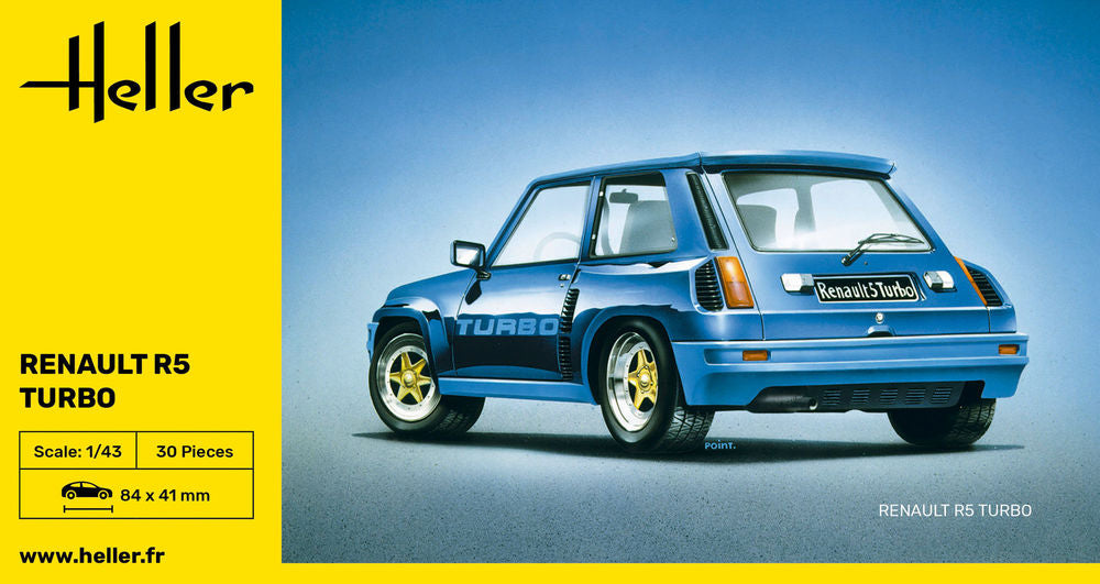 Heller The 9.99 Renault R5 Turbo 1/43 maquette voiture