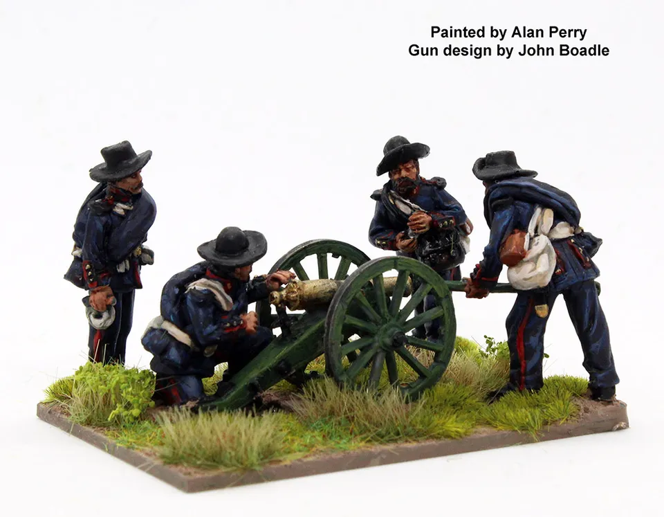 Perry Triple Alliance TA45 artillerie brésilienne canon montagne