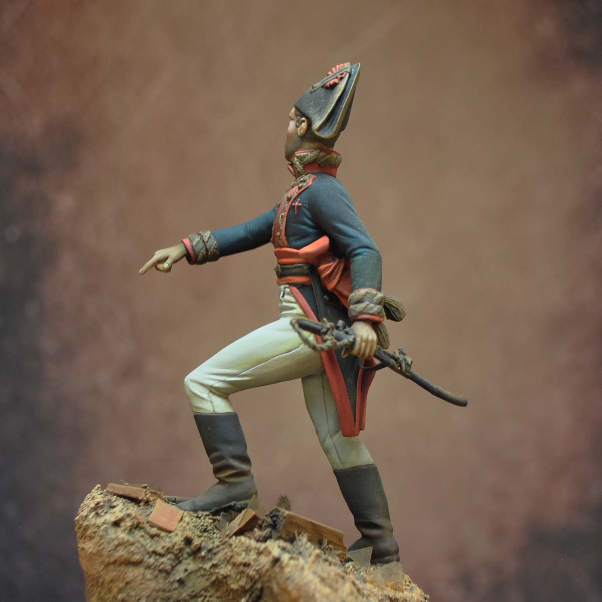 ART GIRONA 70mm General Alvarez de Castro 1808 figurine 70 mm