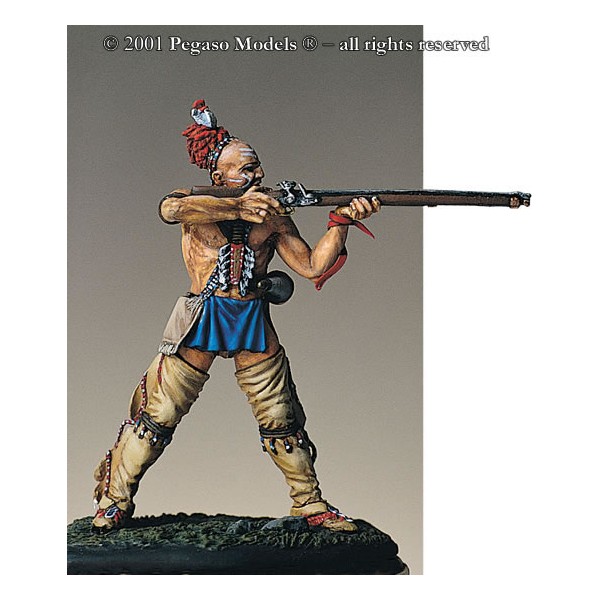 ART GIRONA Miniatures Wood's Indians figurine guerrier iroquois