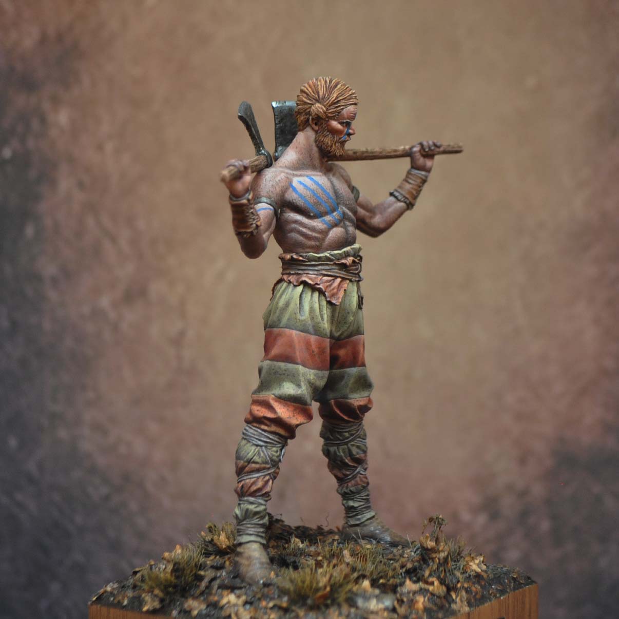 Art Girona 70mm German Warrior figurine 70 mm antique