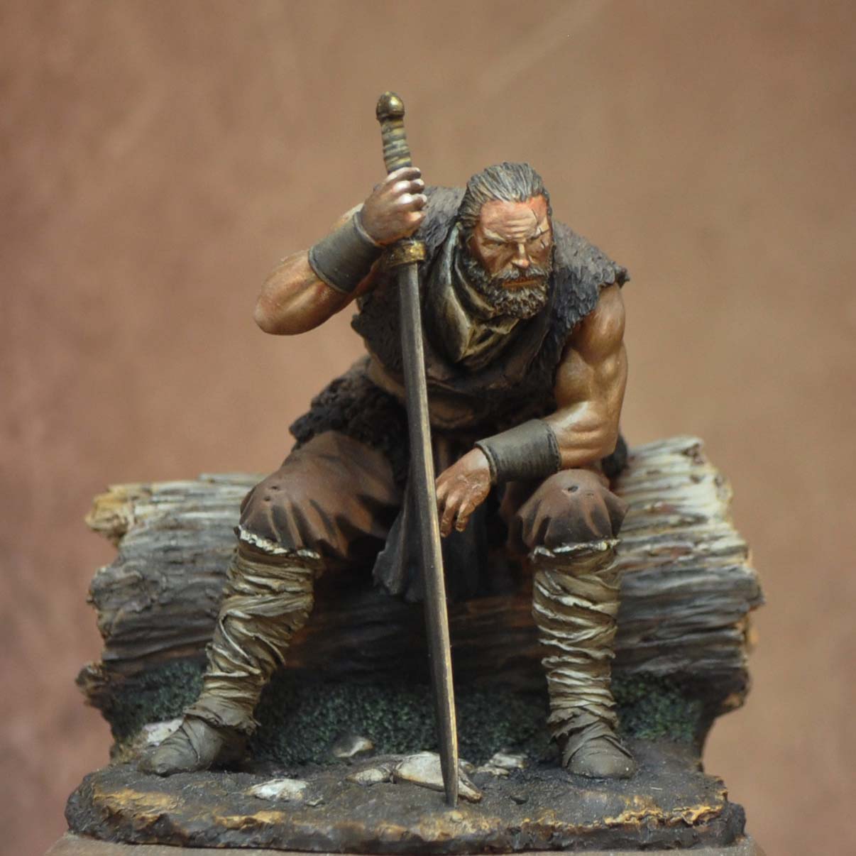 Art Girona 70mm Germanic Warrior Teutoburg figurine 70mm