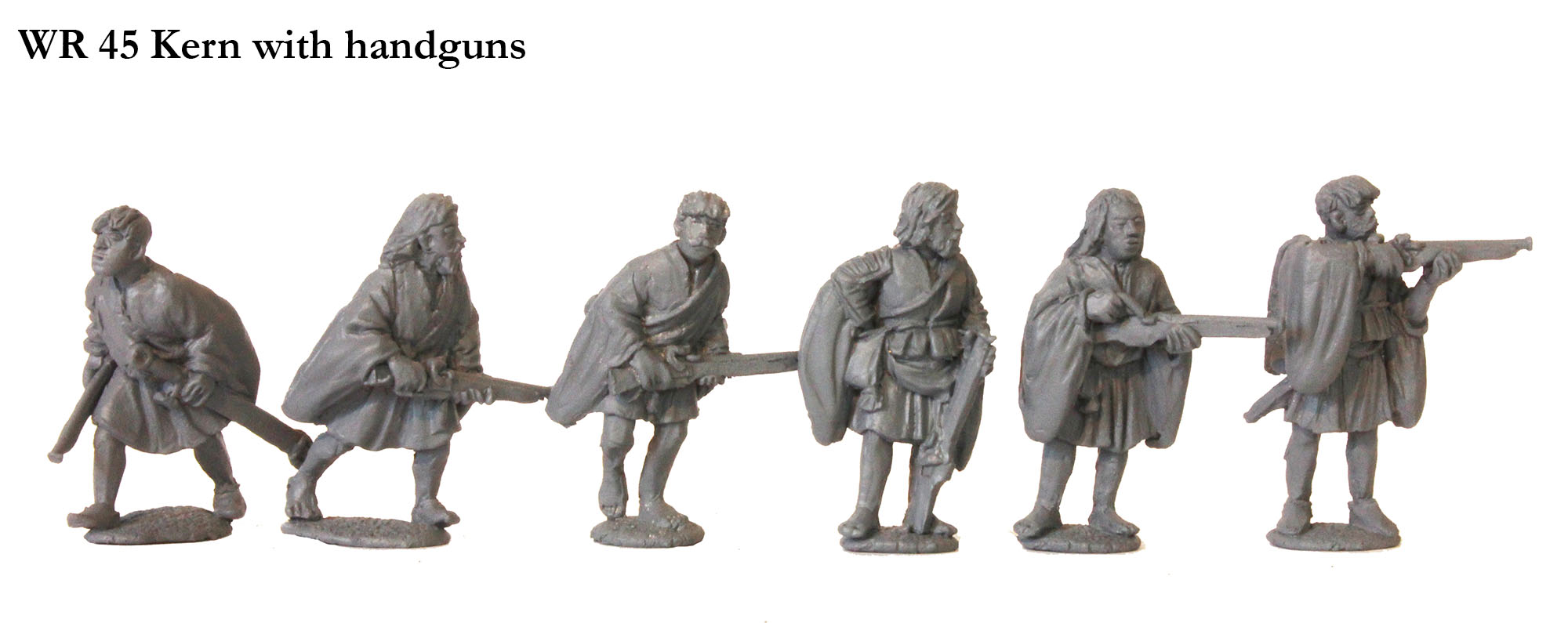 Perry War of Roses WR 45 Irish handgunners figurines métal