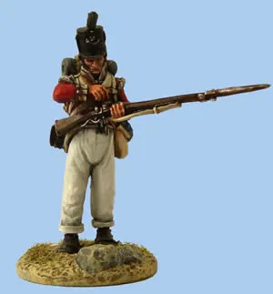 Perry Miniatures PE6 infanterie légère figurine 40mm mousquet