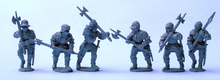 Perry Miniatures War of Roses WR15 figurines Men at Arms attaque