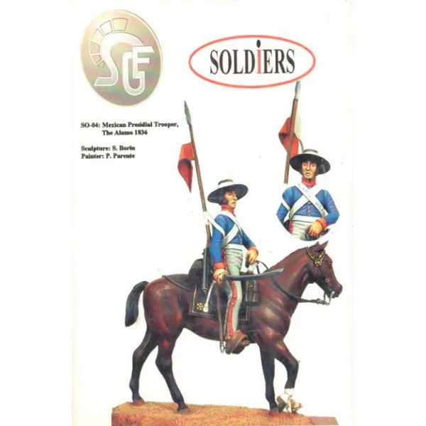 ART GIRONA Miniatures Mexican Presidial Trooper figurine Alamo 1836