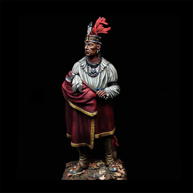Art Girona Ottawa Chief figurine chef indien à peindre