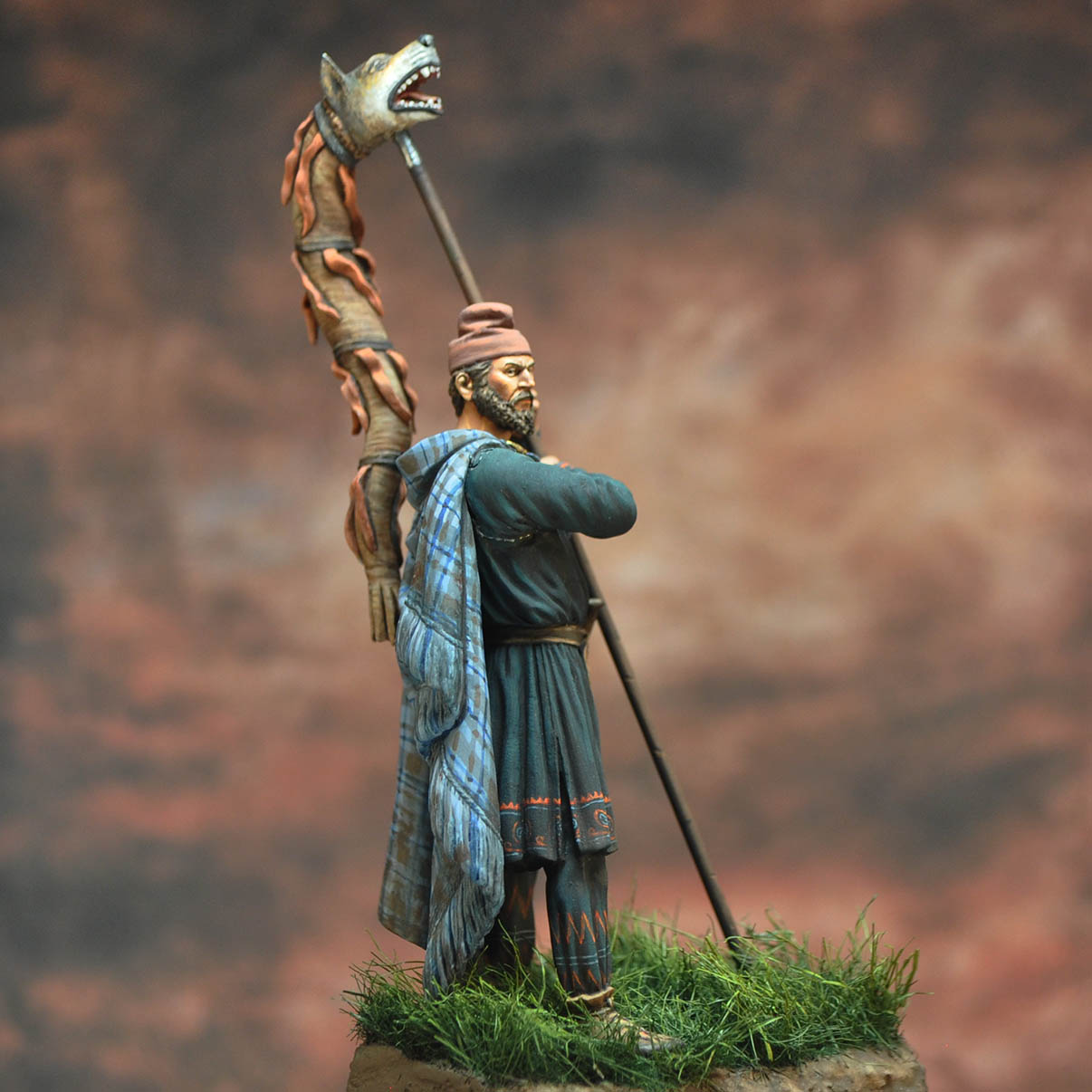 Art Girona Serie Historical Decebalus figurine roi Dacie