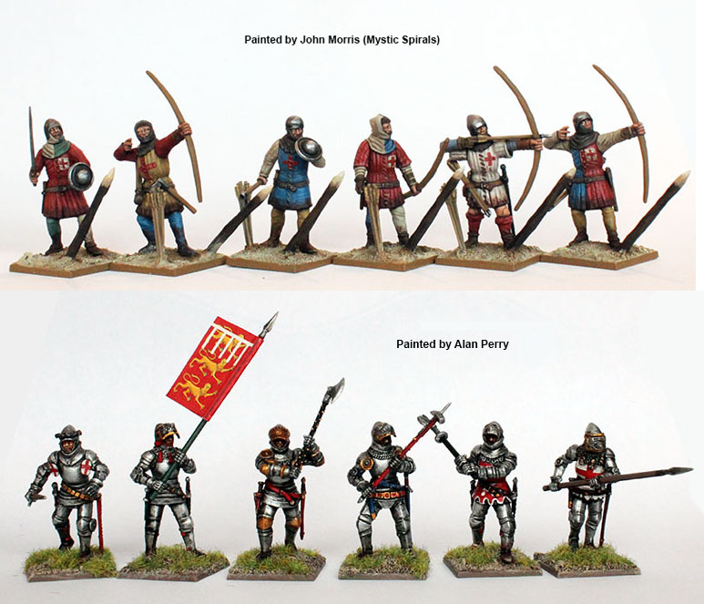 Perry Miniatures AO 40 Armée anglaise 1415-1429 figurines 36 pièces