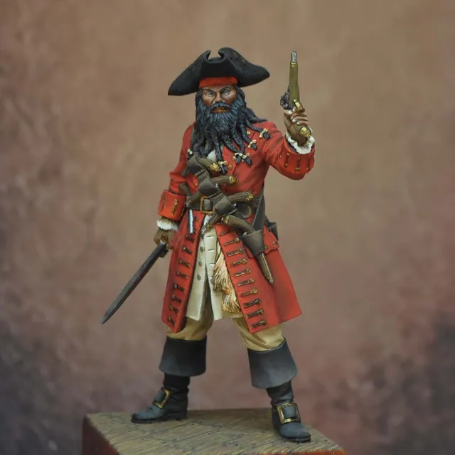 ART GIRONA 70mm Edward Teach Blackbeard figurine 70 mm
