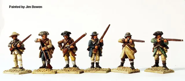 Perry Miniatures AW 175 Milice du Nord tir figurines