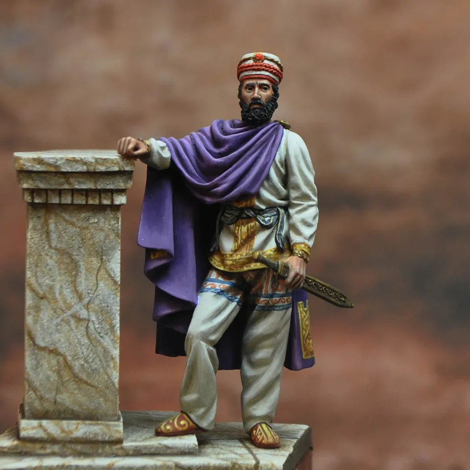 Art Girona Serie Historical Odaenathus figurine roi Palmyre