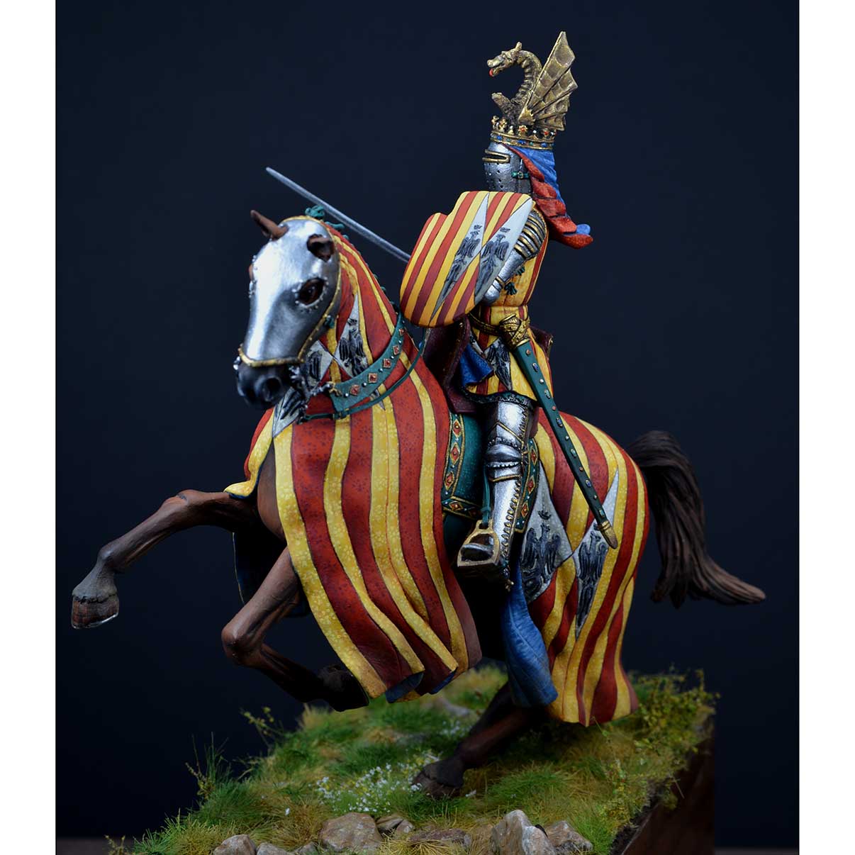 ART GIRONA 70mm Martí Humà figurine roi Aragón