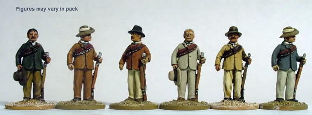 Perry Miniatures Mafeking MF2 figurines civils armés 28mm