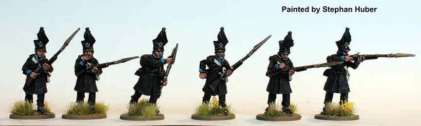 Perry Miniatures Napoleonic NBK 32 figurines Black Band tirailleurs