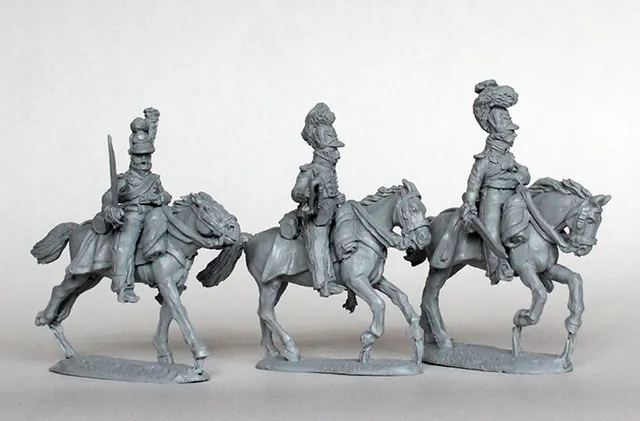 Perry Napoleonic BAV 30 Chevauxleger figurines 28mm galop 1809